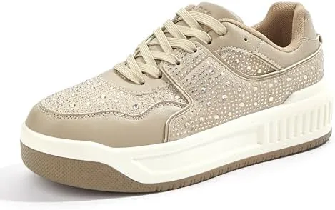 niluber glitter rhinestone sneakers category